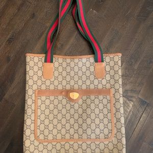 Vintage Gucci Tote Bag